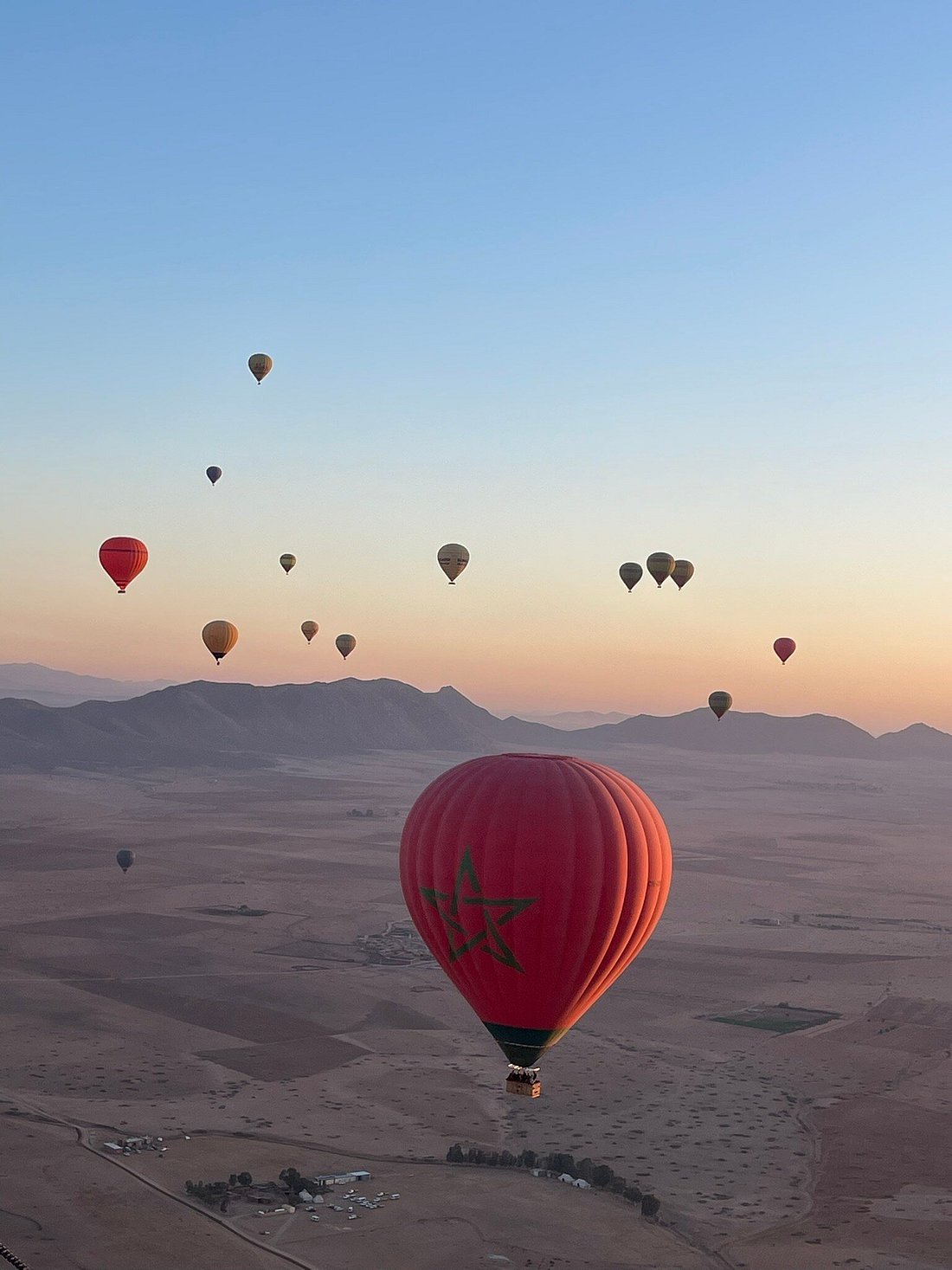Montgolfière Marrakech — Lever de soleil