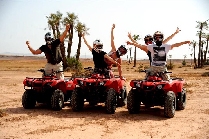 Quad Palmeraie paysage