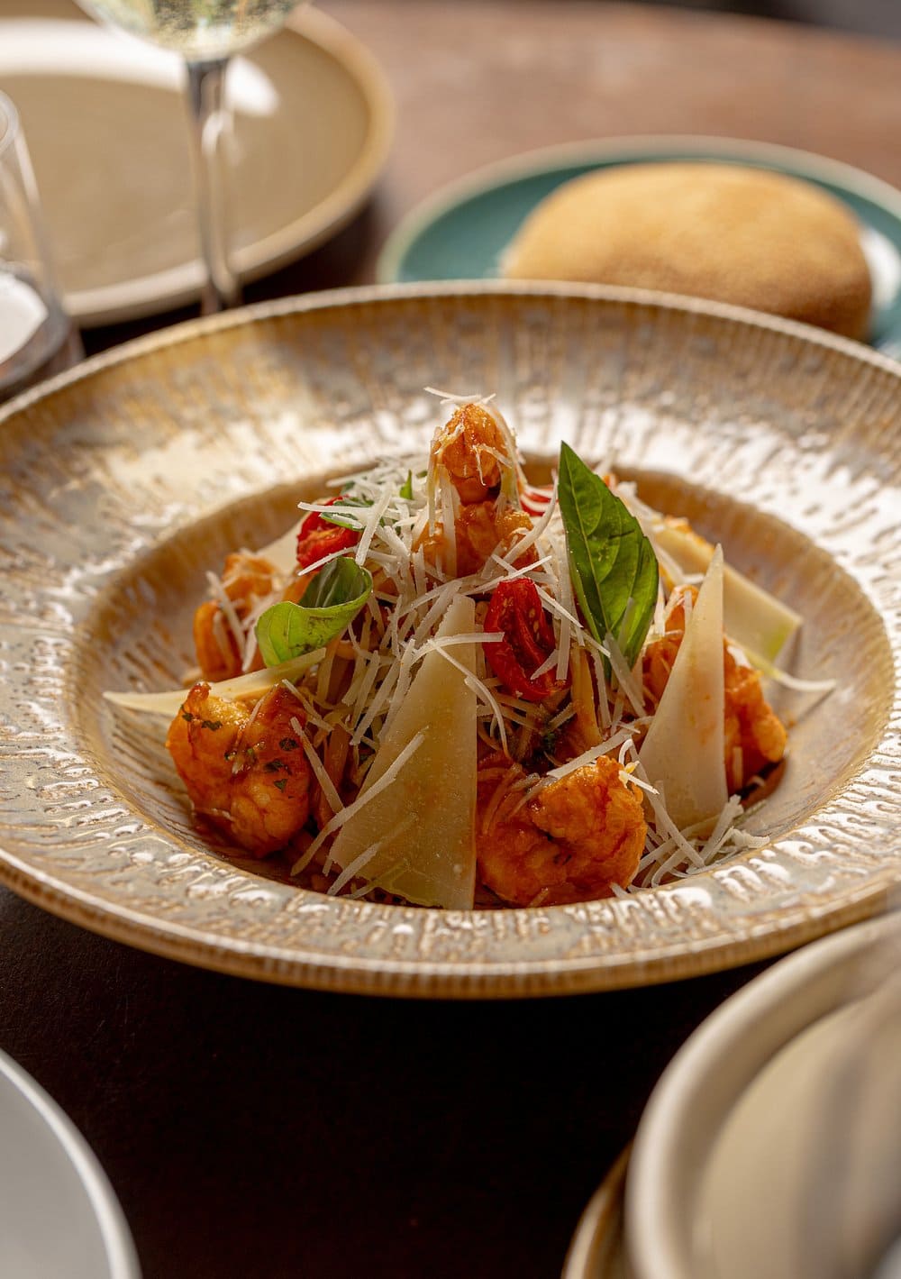 Linguini with Prawns